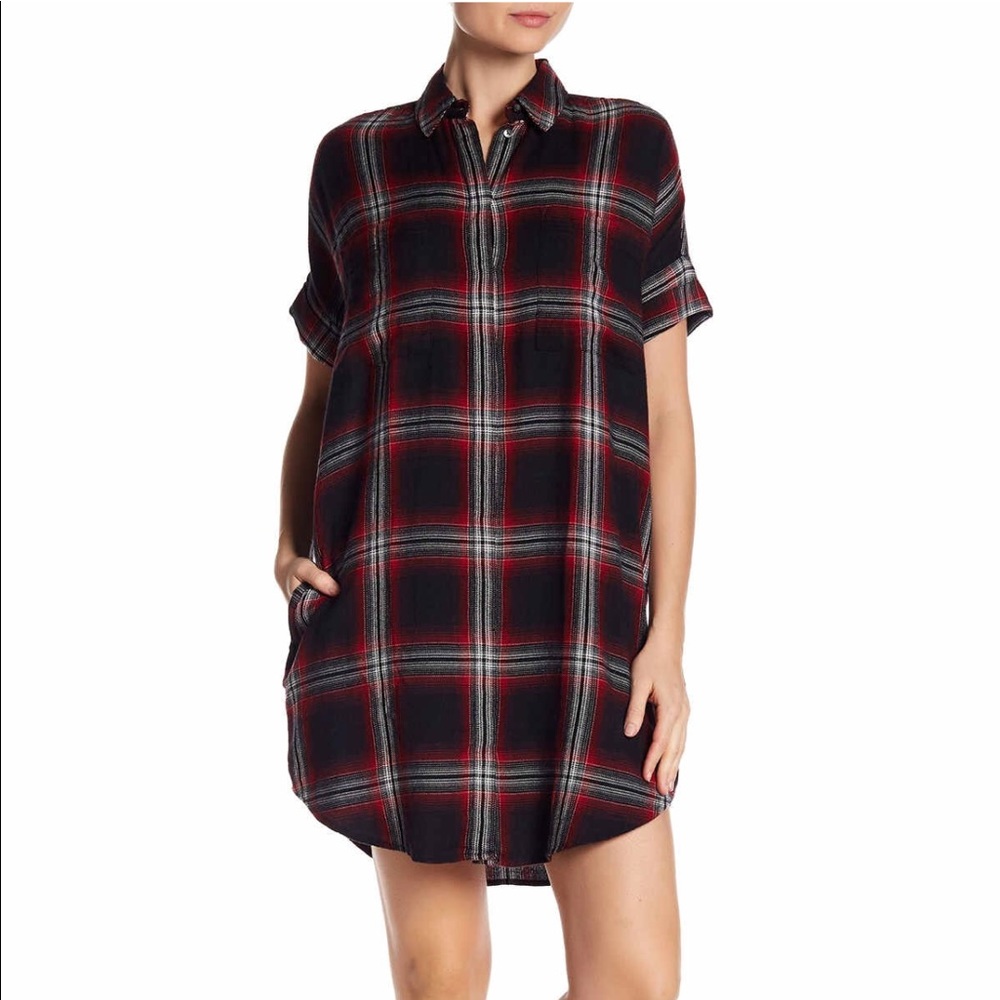 Madewell Plaid Shirtdress